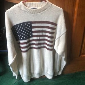 Old Glory American Flag sweater large